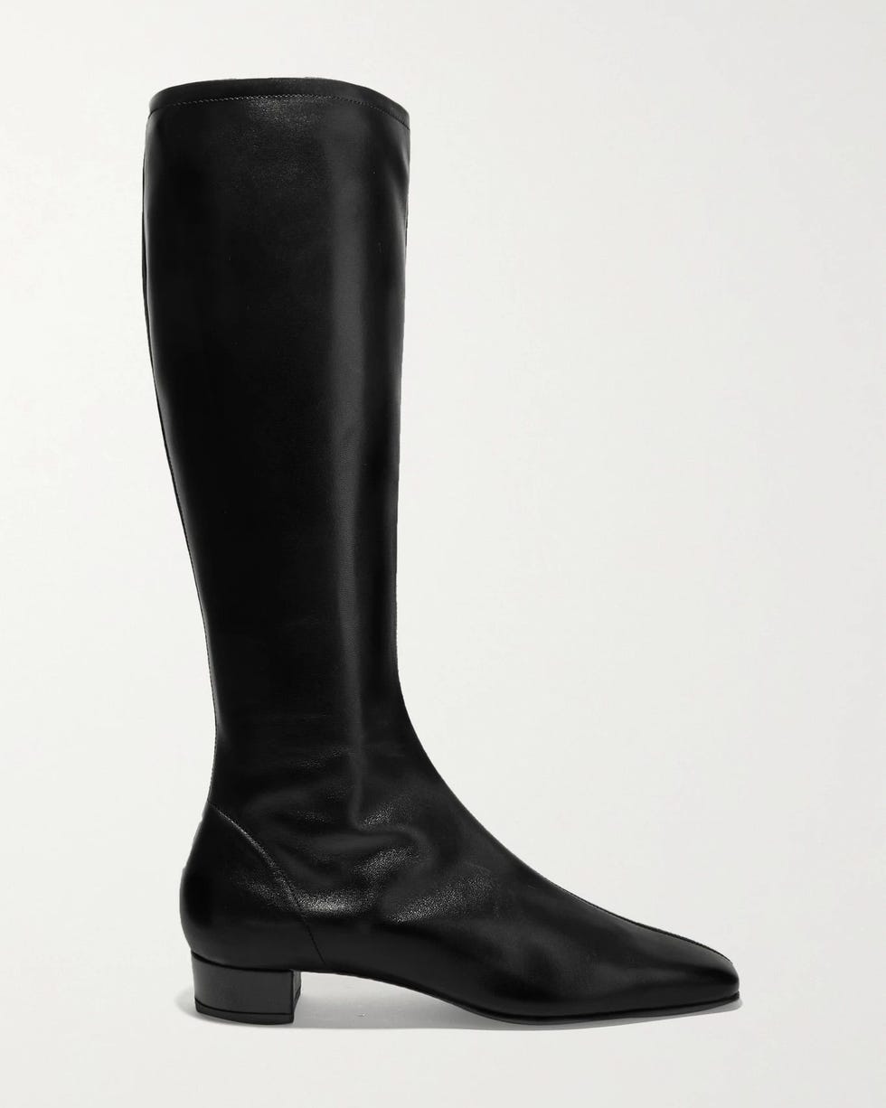 Edie Leather Knee Boots