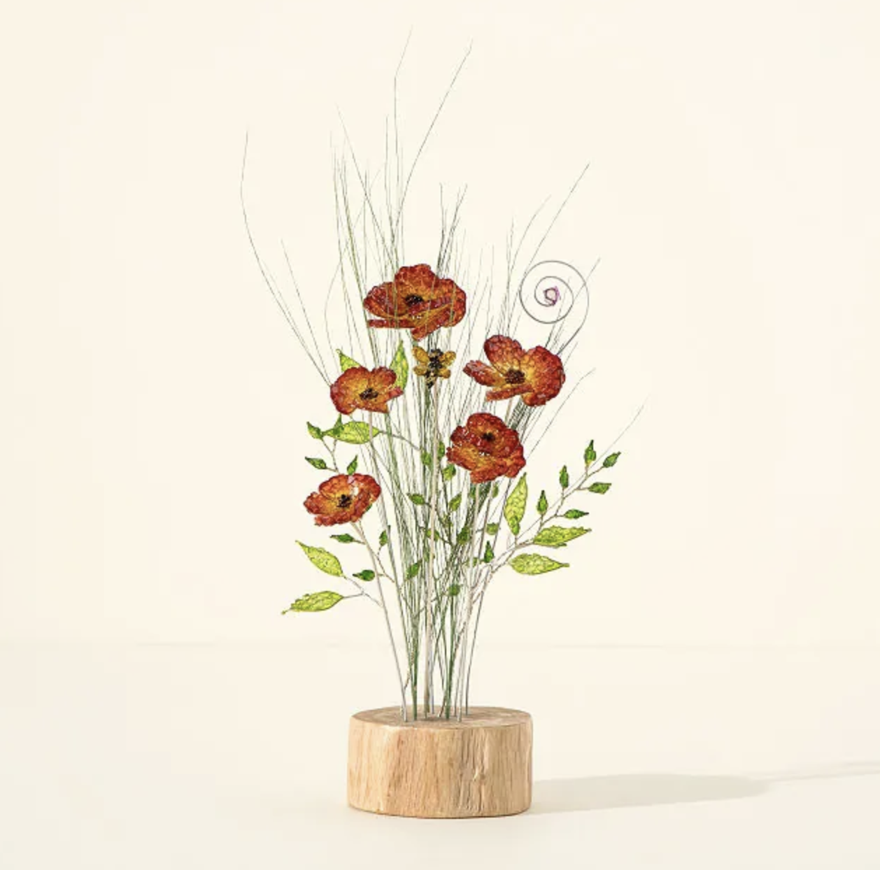 Birth Month Wildflower Bouquet: August - Poppy