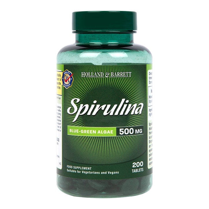 Holland & Barrett Spirulina 200 Tablets 500mg