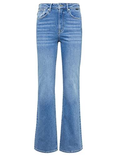 Blue flared jeans