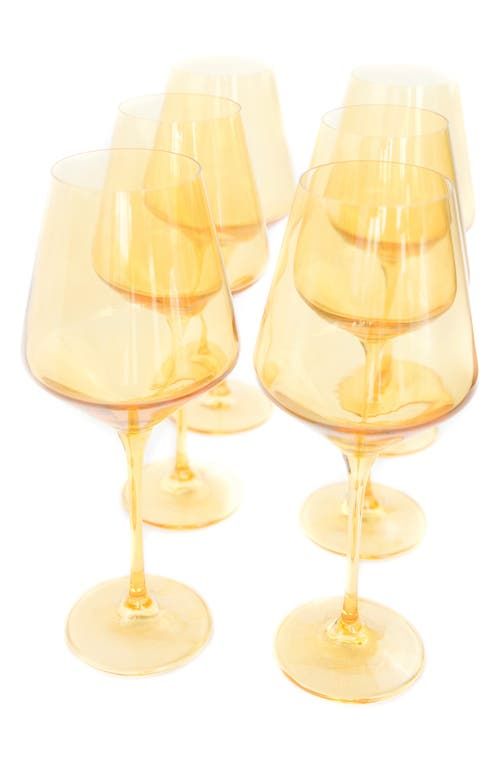 Set of 6 Stem Wineglasses