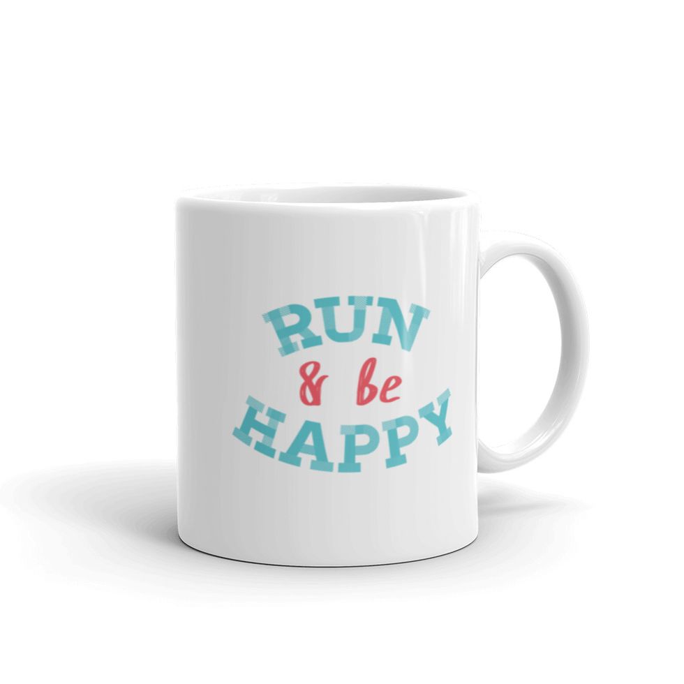 ‘Run And Be Happy' Mug