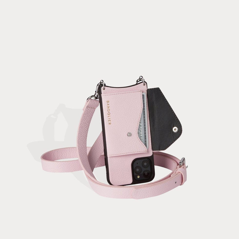 Hailey Side Slot Leather Crossbody iPhone Wallet