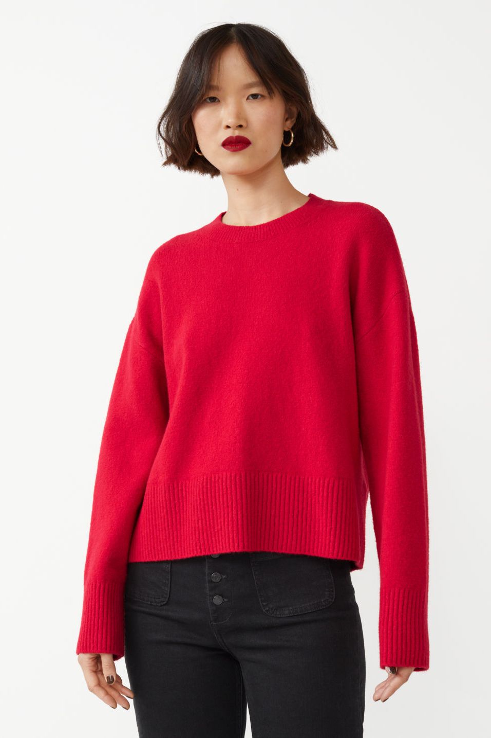 Relaxed Fit Knitted Jumper