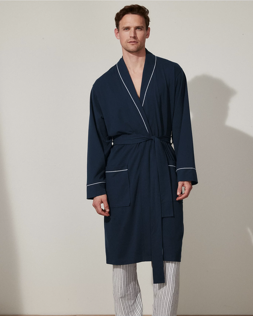 Men's Cotton-Jersey Robe, £69
