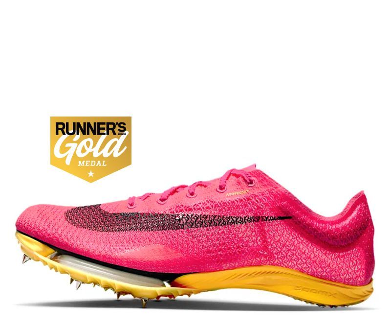 Pink and yellow track on sale spikes