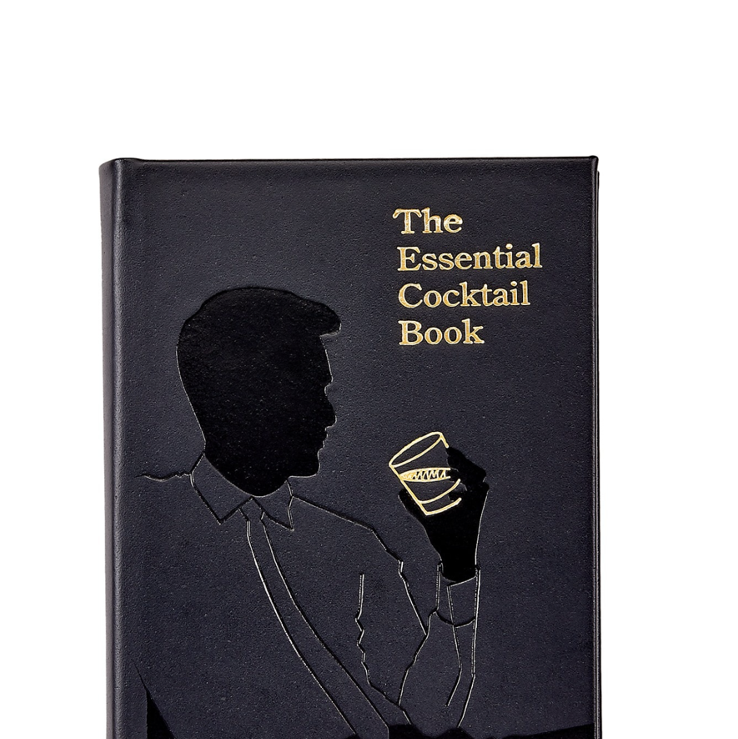 Graphic Image The Essential Cocktail Leather-Bound Book
