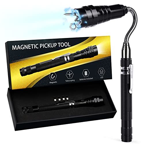LED Magnetic Pickup Tool & Flashlight