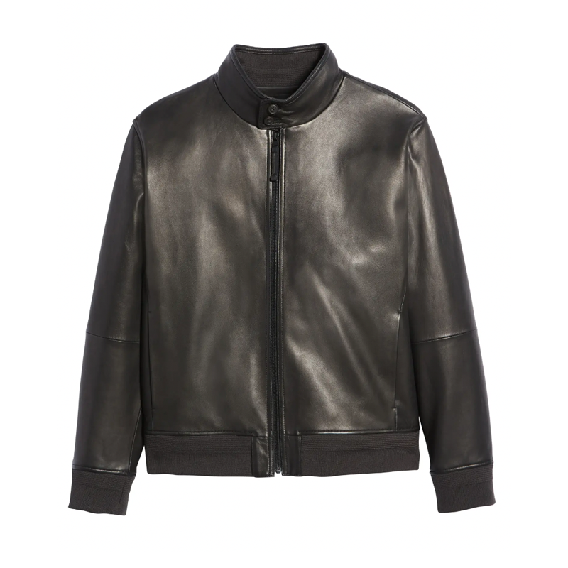 Harrington Leather Bomber Jacket