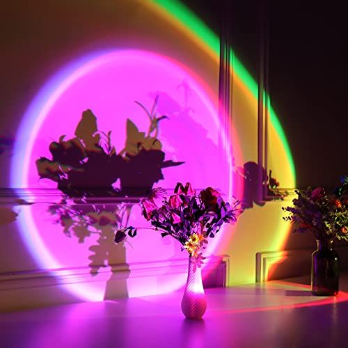 Sunset Lamp, Home Decor Projector Light With 16 Colors 4 Modes, Color  Changing Lamp Sunlight Projection Gift For Kids