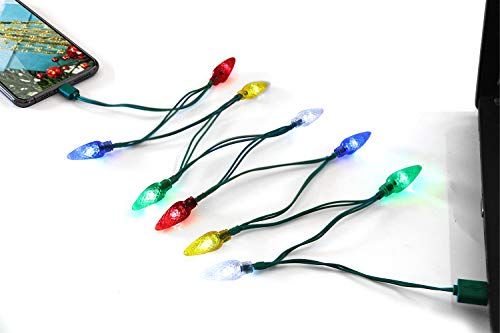 LED Christmas Lights Phone Charging Cable