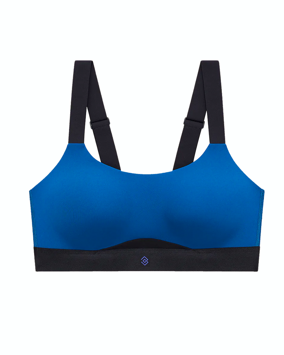 Copper Fit™ Sports Bra with Adjustable Straps, Teal, Large
