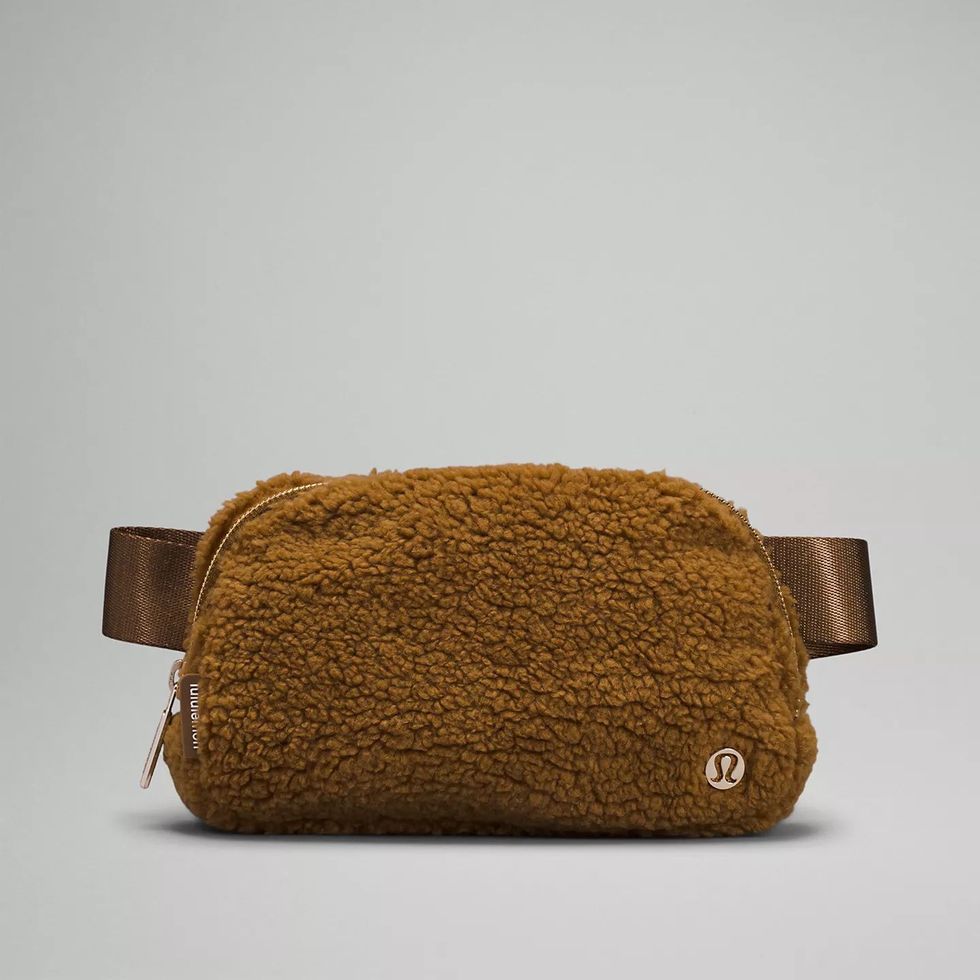 Teddy Sherpa Crossbody Belt Bag