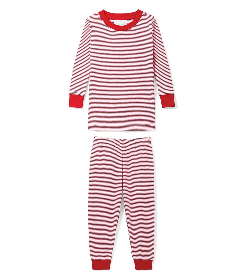 Kids Long-Long Set in Classic Red