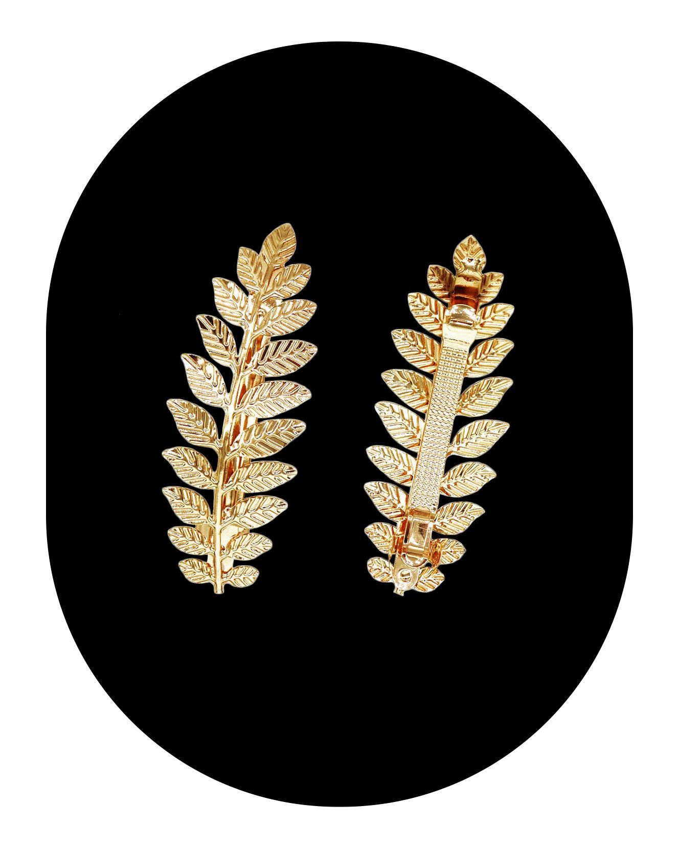 Kukiwhy Gold Leaves Hair Pins