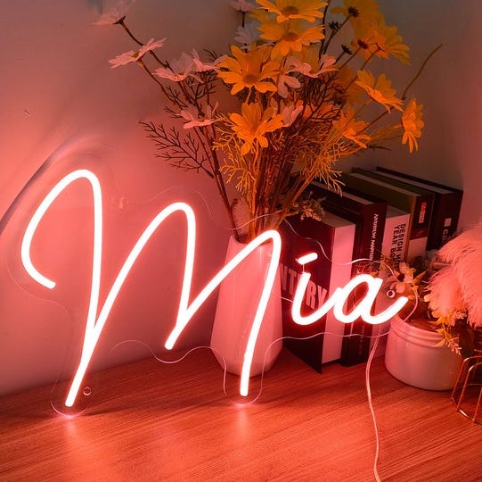 Custom Name Neon Sign