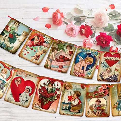 Vintage-Style Valentine’s Day Banner