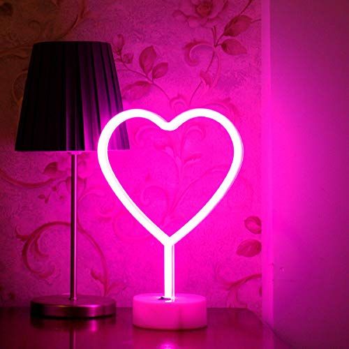 LED Neon Heart Light
