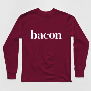 Delish Long Sleeve Bacon T-Shirt