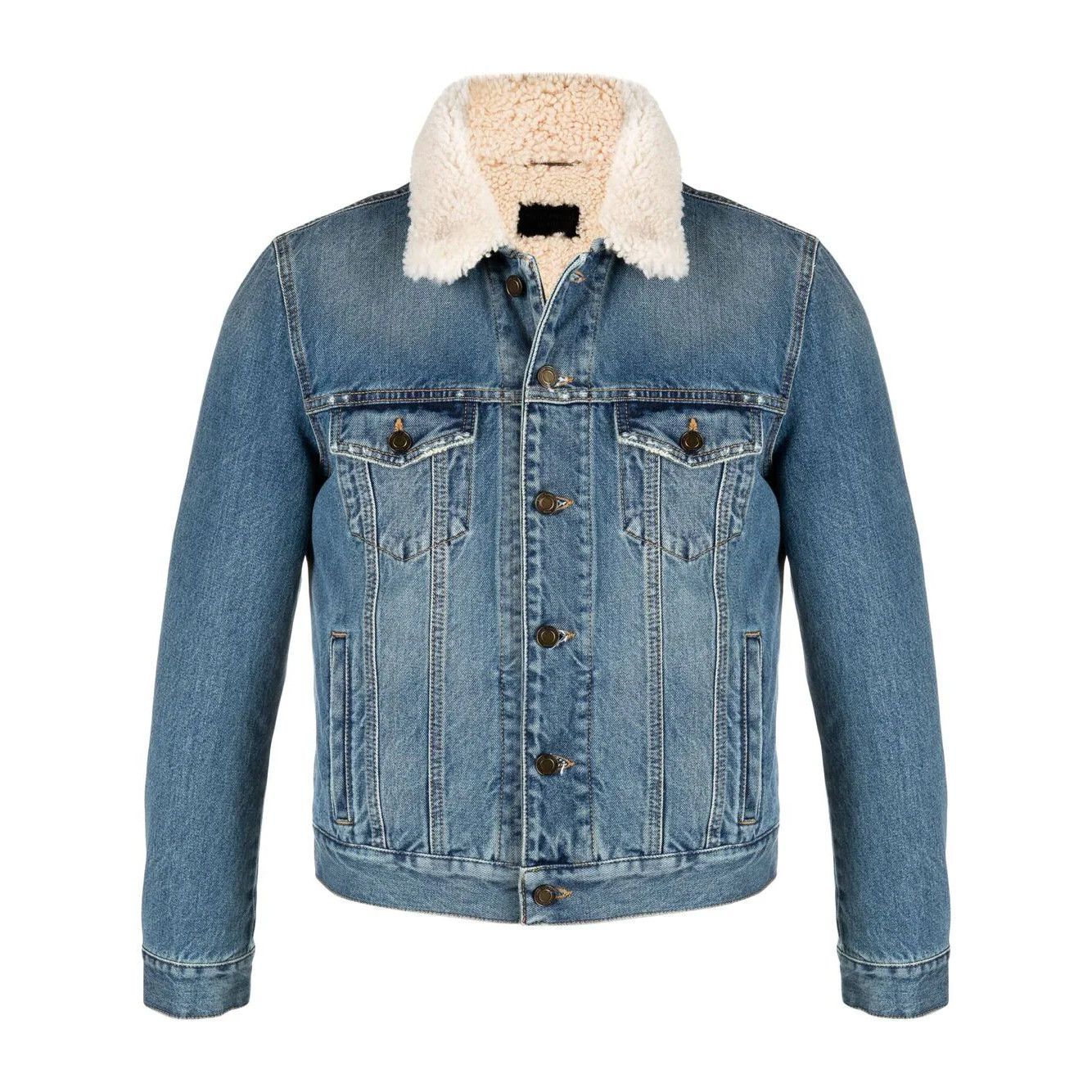 Denim jackets store with sheepskin lining