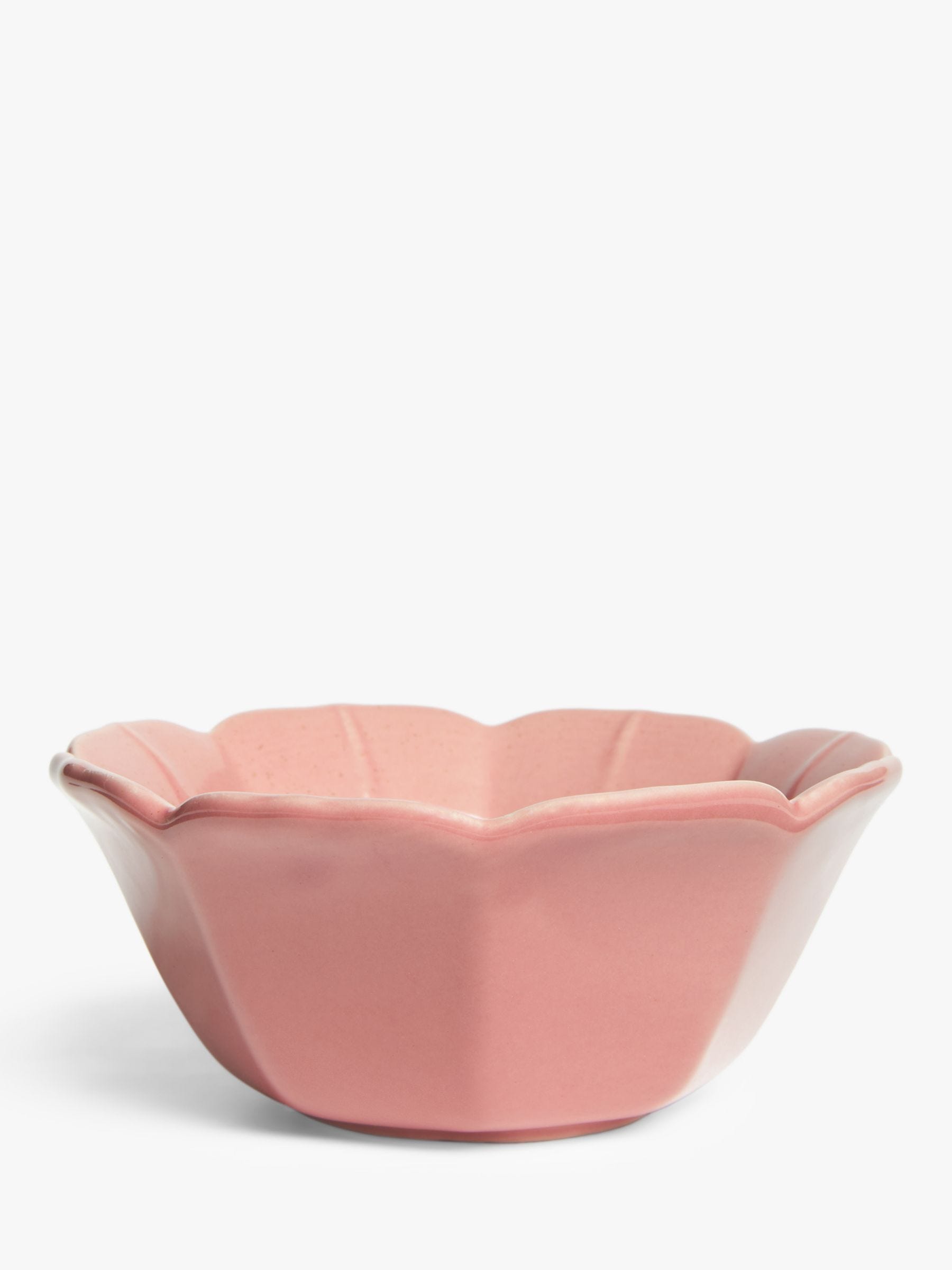 Scalloped Earthenware Bowl