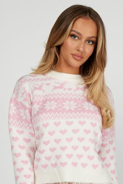 Fairisle knitted jumper - Ivory Mix, £24.50
