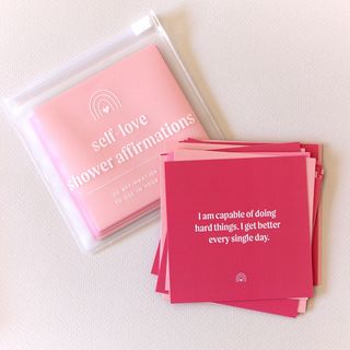 Self Love Shower Affirmation Cards