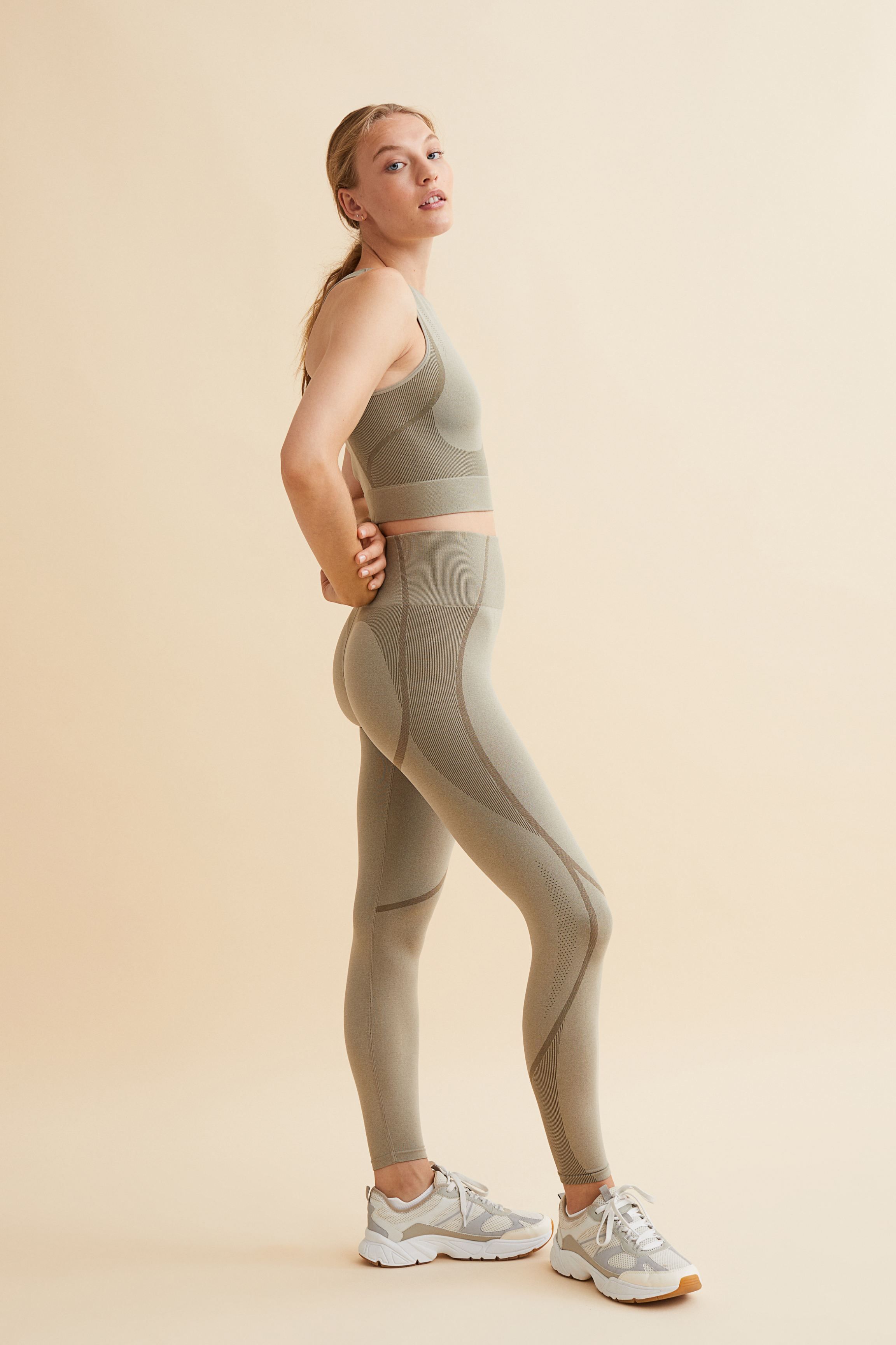 H&m compression fit hot sale running tights