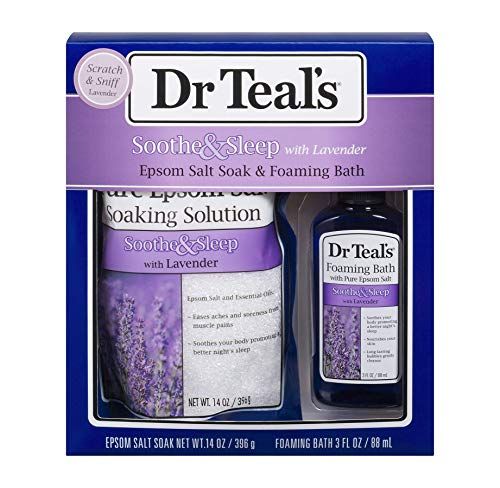 Dr Teal's Lavender Epsom Salt & Foaming Bath Oil 