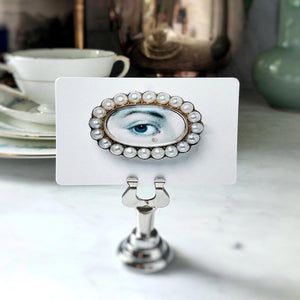 Lover's Eye- Pearl- Custom Place Card