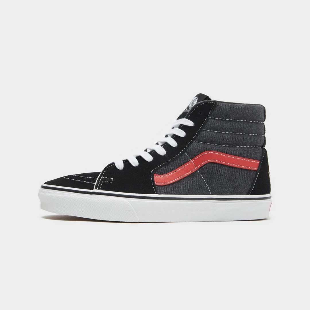 Vans rojas y negras new arrivals