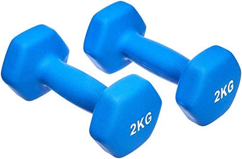 Coppia di manubri di 2 kg