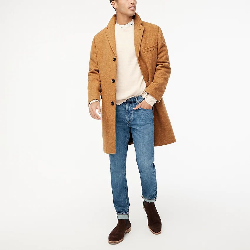 Camel on sale hair topcoat