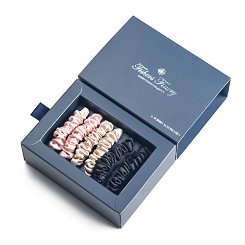 25 Momme Pure Mulberry Silk Skinny Scrunchies