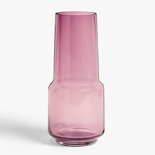 John Lewis Modern Vase, H27cm, Purple