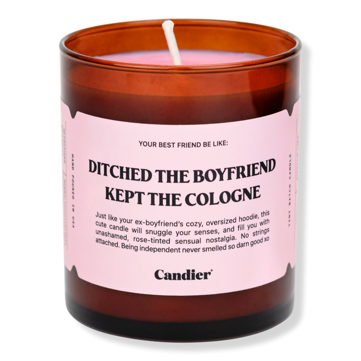 Candier Ditched The Boyfriend Kept The Cologne Candle 