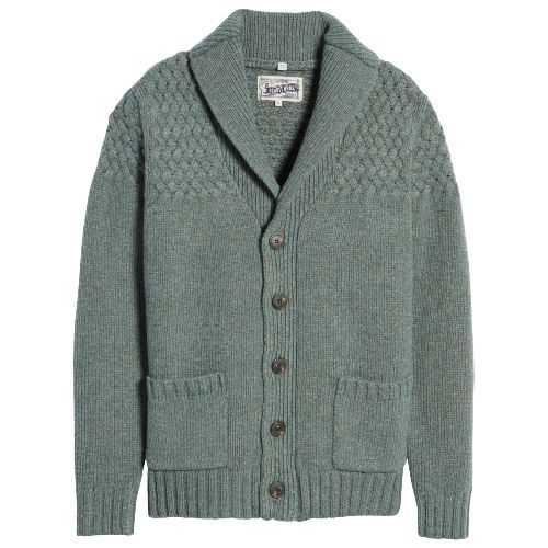 Wool Blend Cardigan Sweater