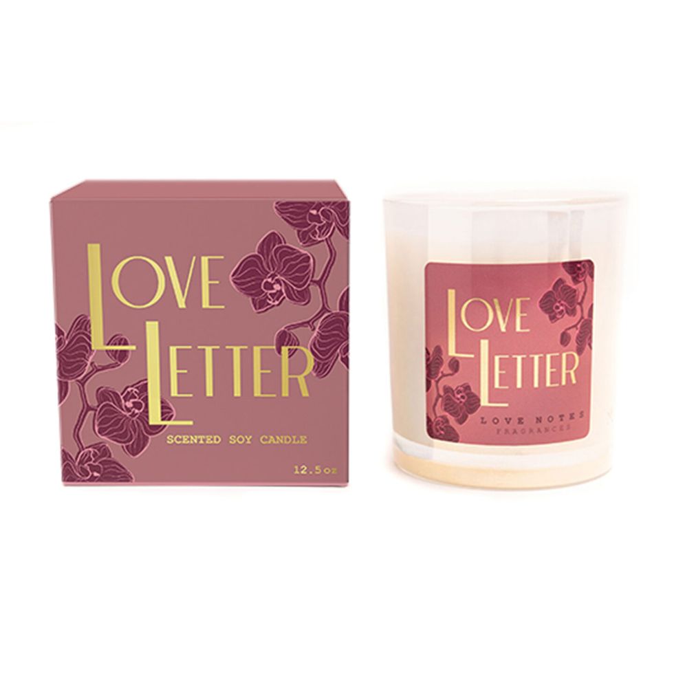 Love Notes Fragrances Love Letter Glass Candle 