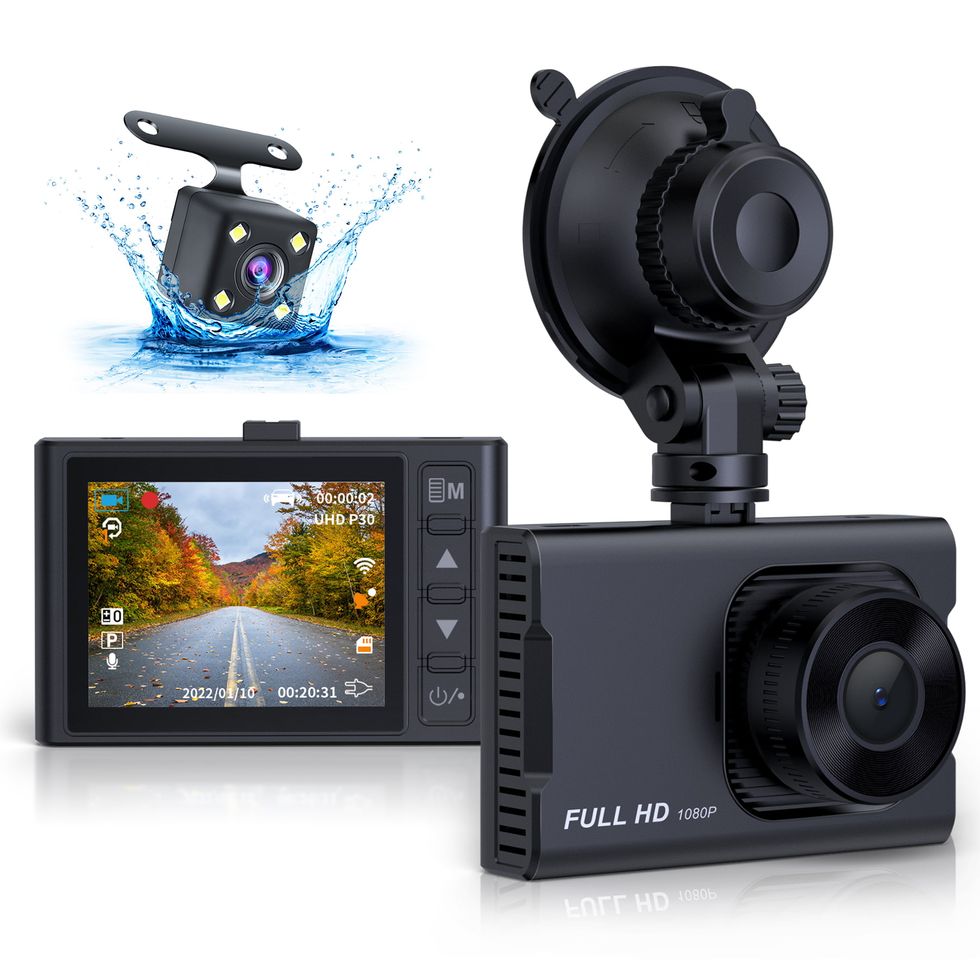 Nexpow Front and Rear HD Dash Cam