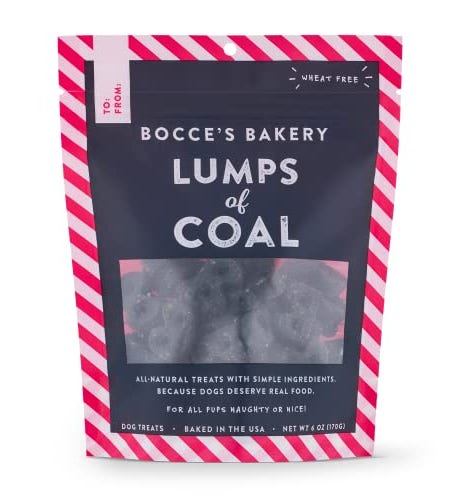 Lumps of Coal Treats for Dogs
