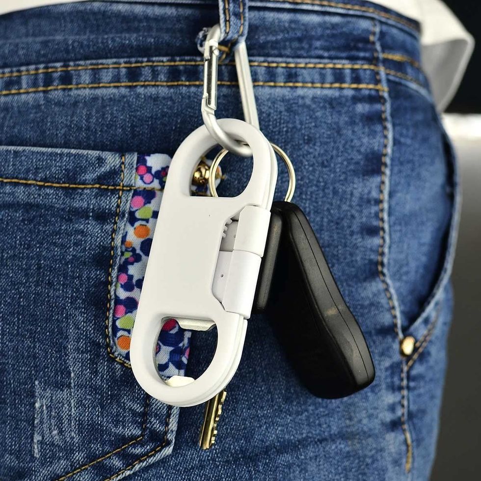 Lightning Charger Keychain 
