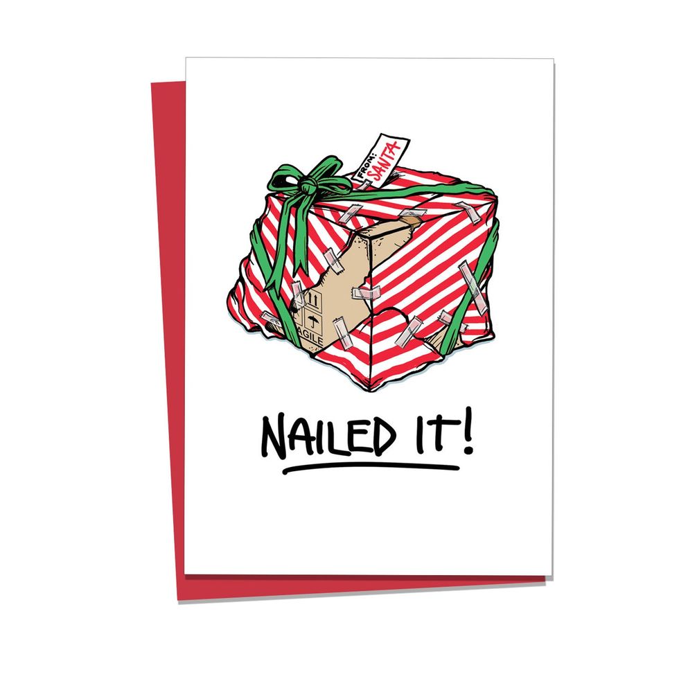 Nailed It Christmas Card