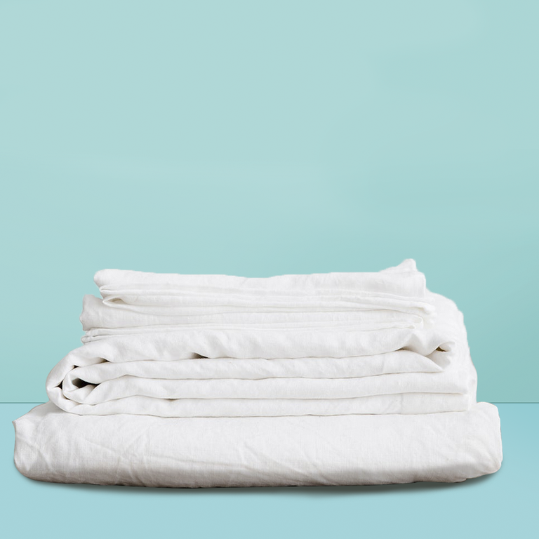Linen Sheet Set With Pillowcases 
