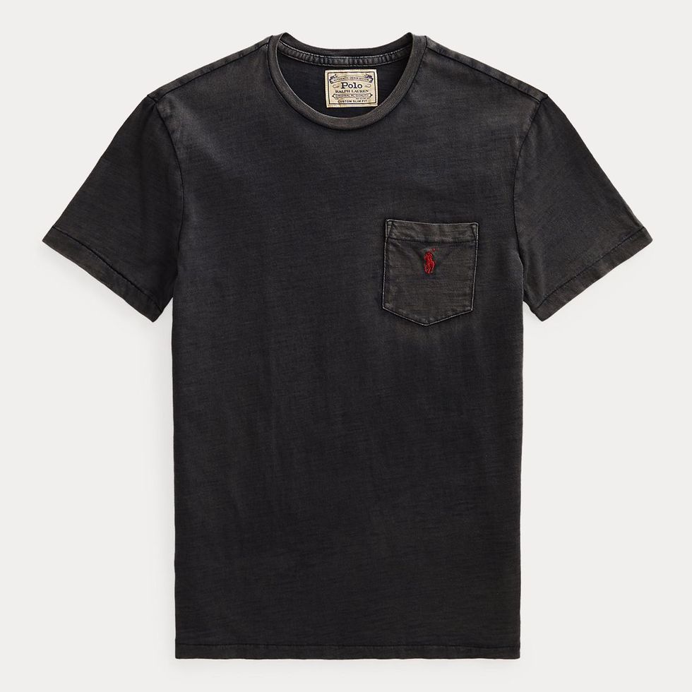 Polo Ralph Lauren Men's Classic Fit V-Neck T-Shirt, Ink, Small