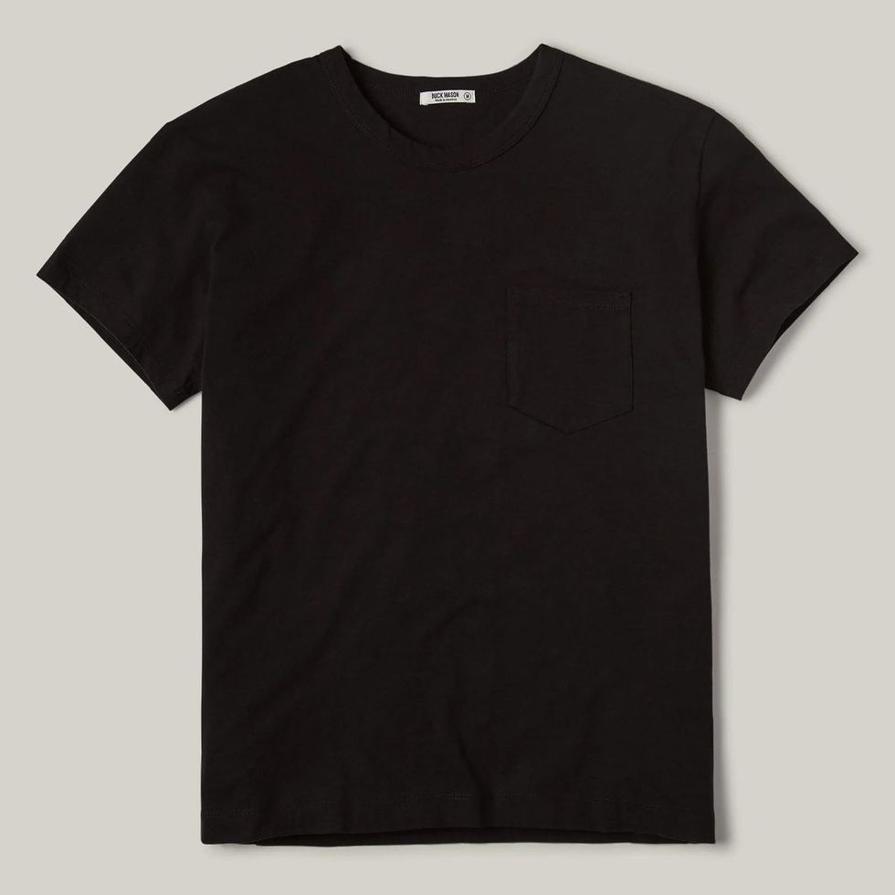 Cotton spandex T-shirt. - Plain T-shirts-bodega Price