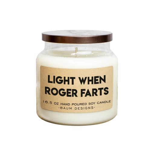 Personalized Light When Farts Soy Candle