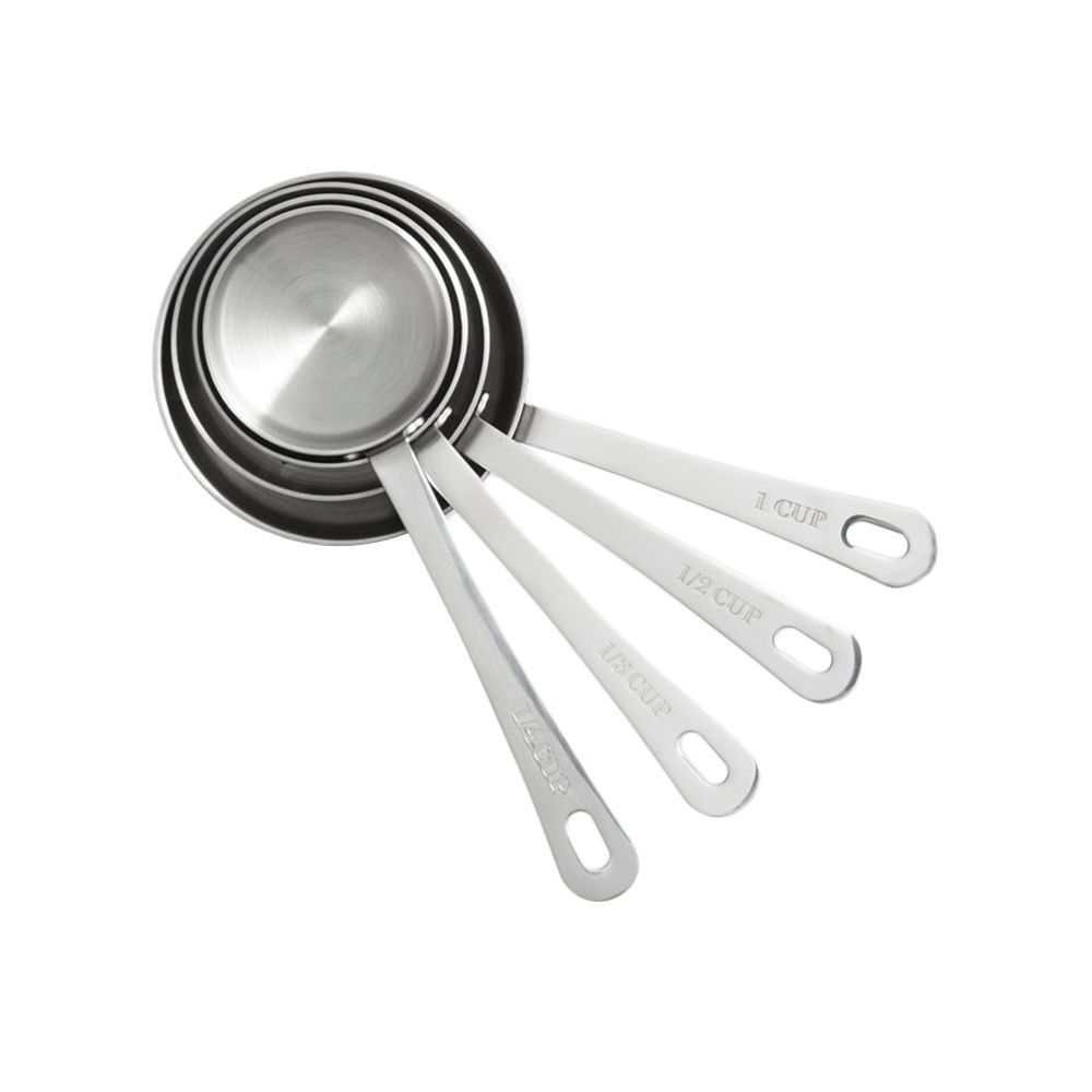 Stainless Steel Measuring Cups, 5-Piece Set