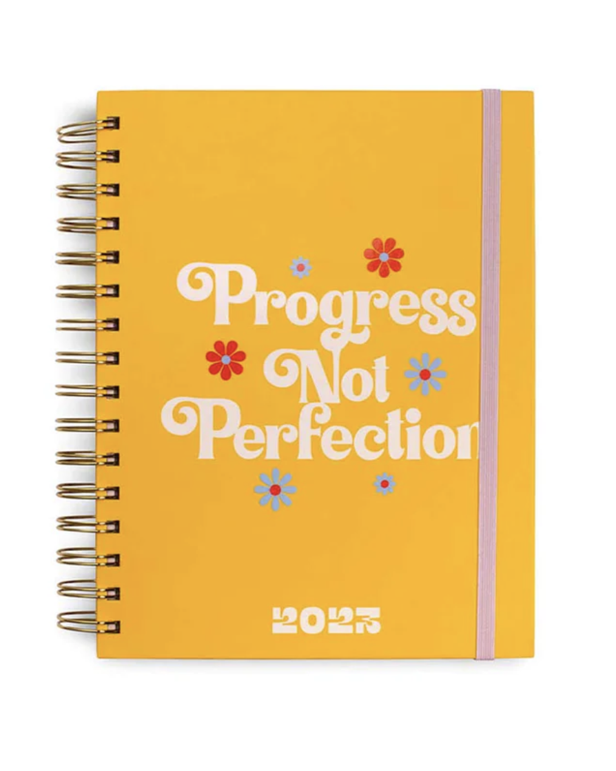 Progress Not Perfection Medium 12-Month Planner