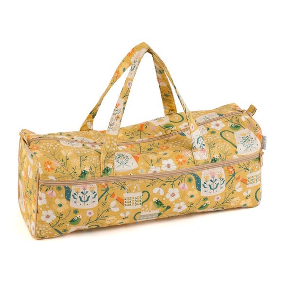 Hobby Gift Ochre Hedgerow Knitting Bag