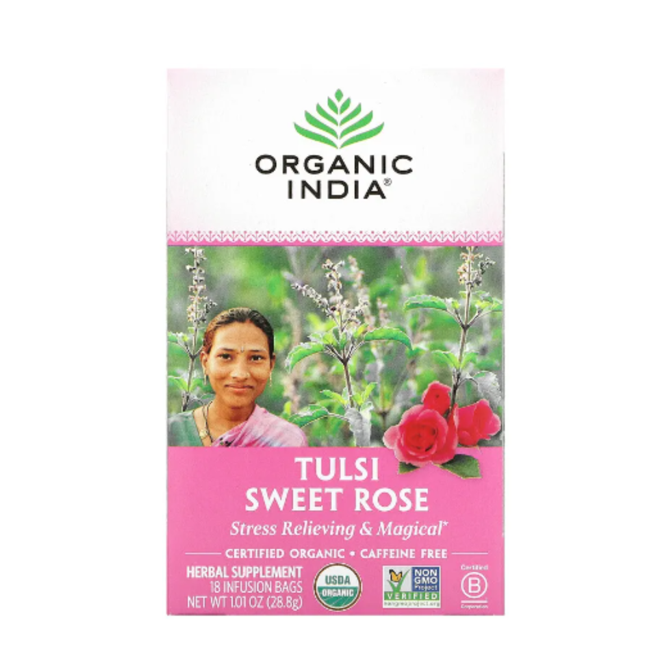 「Organic India」トゥルシー ティー スイートローズ